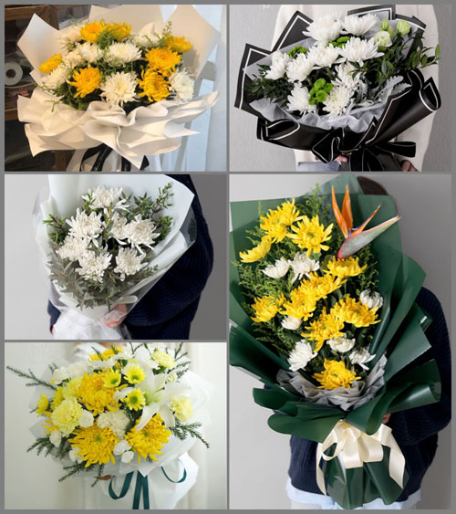 山西太原小店区刘家堡乡西柳林村白事花束代送